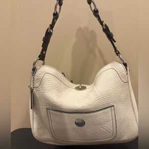 Coach Chelsea Pebble Leather 8A38 Shoulder Hobo Satchel